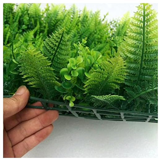 40 * 60cm Césped de Plantas Flor Hierba Hoja Enredaderas Artificiales Pared Adorno
