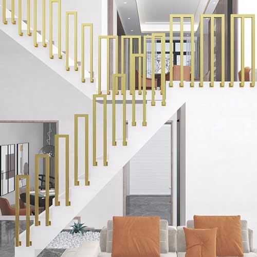Rampe d'escalier en U pour sublimer la clôture décorative de jardin et terrasse