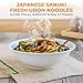 Fusion Select 3 Packs x 200g Japanese Udon Noodles - Premium Japanese Sanuki Udon - Thick Asian Noodles for Soup, Stir Fry, Hot Pot & More - Shelf-Stable Packaging for Kitchen, Pantry, Restaurant