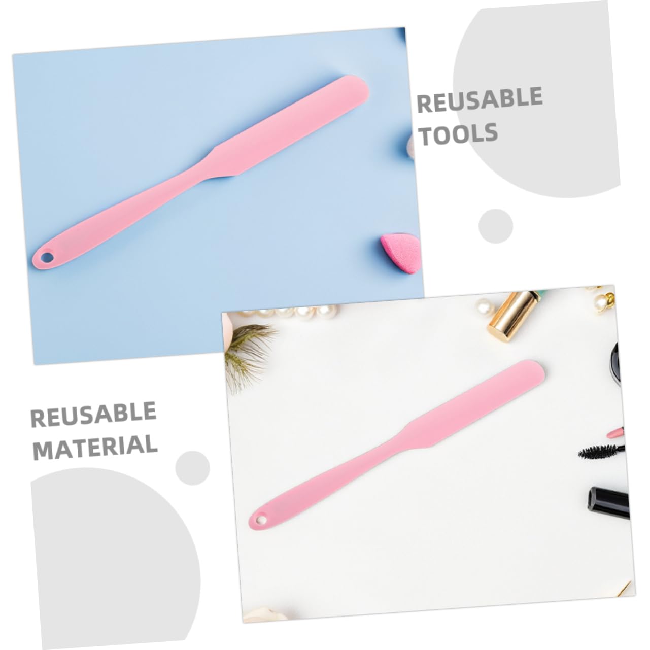 3Pcs Silicone Waxing Sticks Non Stick Wax Applicator for Efficient Hair Removal Reusable Waxing Spatula Tool for Women Area Design for Quick Coverage Durable Hard Wax