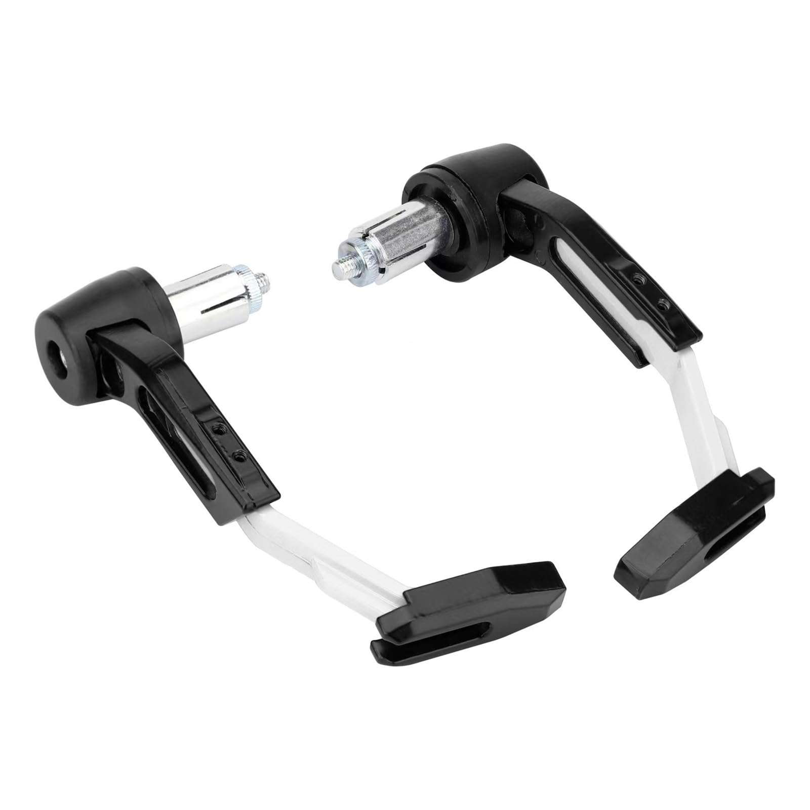 Beqlxta White Brake Lever Guard Motorcycle Brake Horn Guard Modified Aluminum Alloy Bow Brake Protection Horn Guard Bow(White)