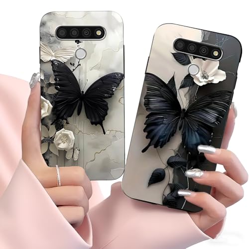 B-wishy 2 Pack LG Stylo 6 Case [Shockproof] | Slim Design | Non-Slip | Phone Cover for LG Stylo 6(Black)