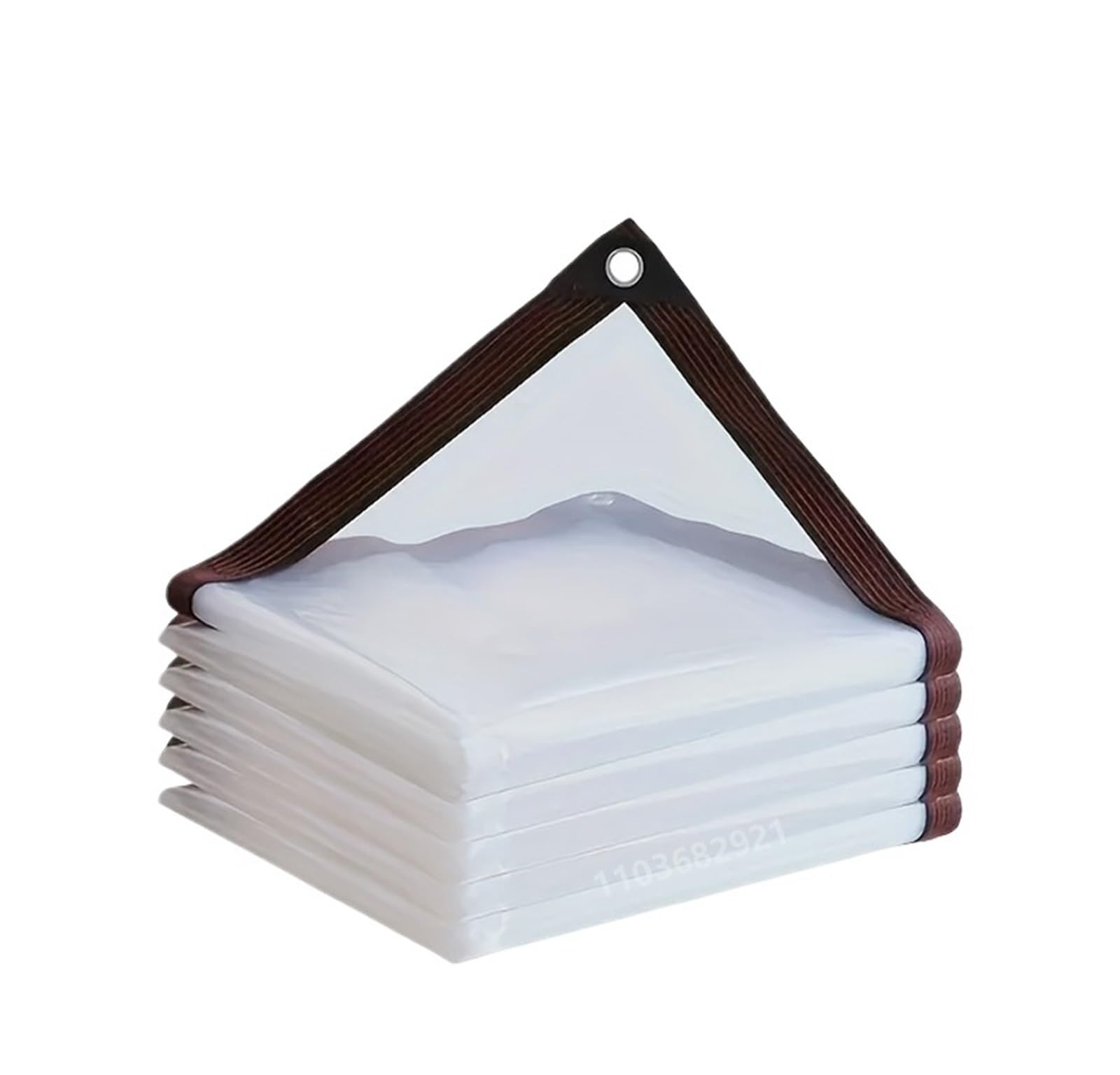 Dpnentv Espessura 0.18Mm 1Pc 2X2m Transparent Rainproof Shading Cloth Tarpaulin Waterproof Cover(300X400cm)