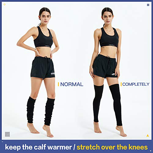 Kayhoma Extra Soft Over The Knee High Leg Warmer, Artificial Wool Thigh High Leg Warmers #TOP3