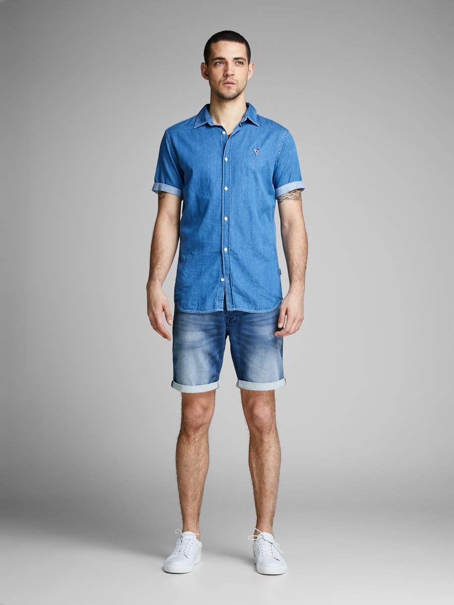 Jack & Jones Herren Jeans-Shorts Jjirick Jjorg Shorts Jj 657 50sps STS