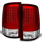 For Red Clear 2009-2018 Dodge Ram 1500 10-18 Ram 2500 3500 Pickup Truck LED Tail Lights Pair Left+Right Side