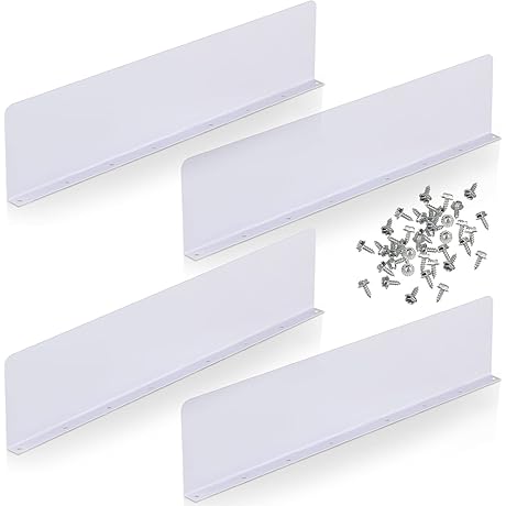 4 Pcs Gutter Splash Guards Straight | Downspout Diverter Roof Rain Diverter...