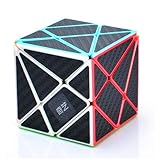 CuberSpeed Phantom axis with Black Carbon Fiber Stickers Magic Cube stickerless axis Cube Carbon...