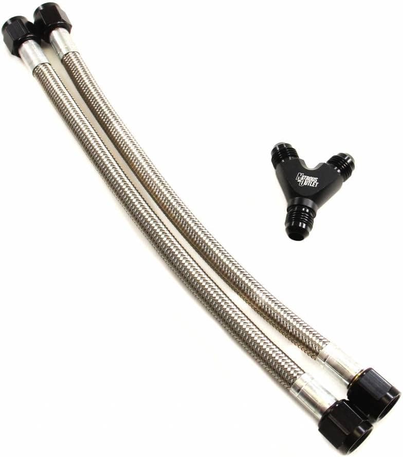 6an Dual Bottle Feed Hose Kit