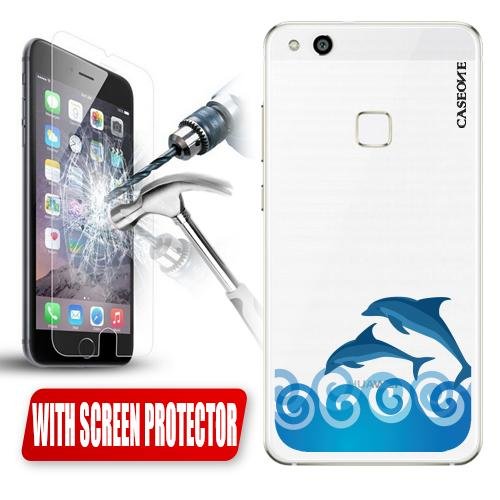 Custodia Cover Case Delfini Water per Huawei P10