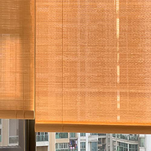 pingping1991 Persiana Enrollable de bambú,Estores para Ventana Tipo Gancho Cortinas Privacidad Protección Estores de Bambú para Exteriores para Ventanas y Puertas,Personalizable (80x160cm/32x63in) Cover