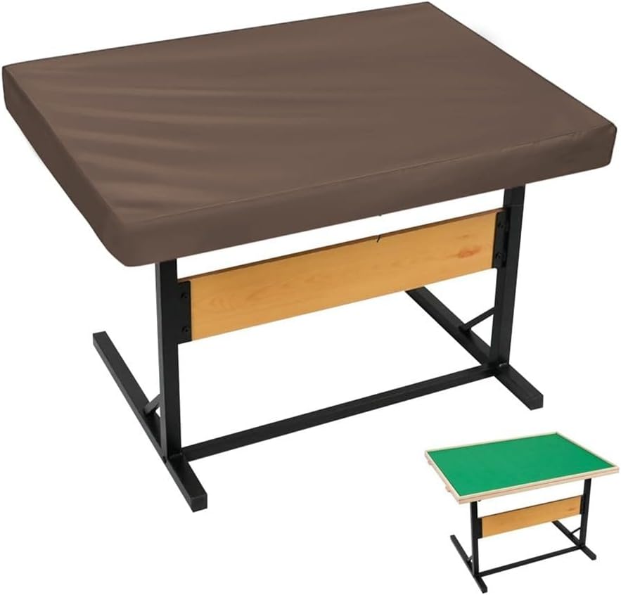Waterproof 210D Oxford Cloth Puzzle Board Cover With Drawstring Closure, Fits 92X69x20cm Or 107X76x20cm Boards For 1500 Piece Jigsaw Puzzles, Protects From Dust, Spills, Pets(coffee 92 * 69 * 20cm)