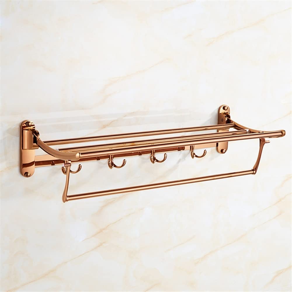 Porte-serviettes mural compact résistant à la rouille pour petits espaces
