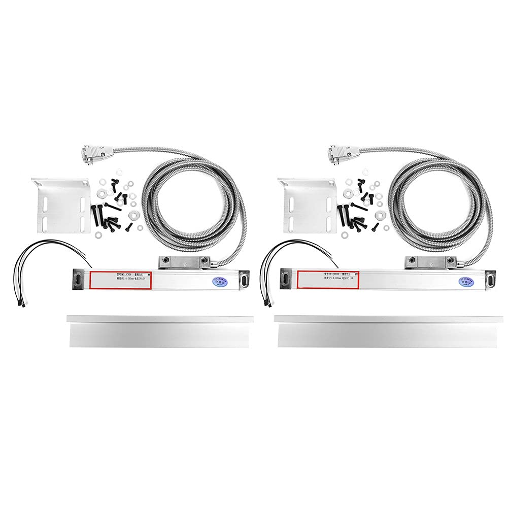 Básculas Lineales DRO, de 0-100 Mm 0-200 Mm para Lectura JCS900-2AE/JCS900-3AE, Aleación de Aluminio, Alta Precisión, Fácil de Instalar