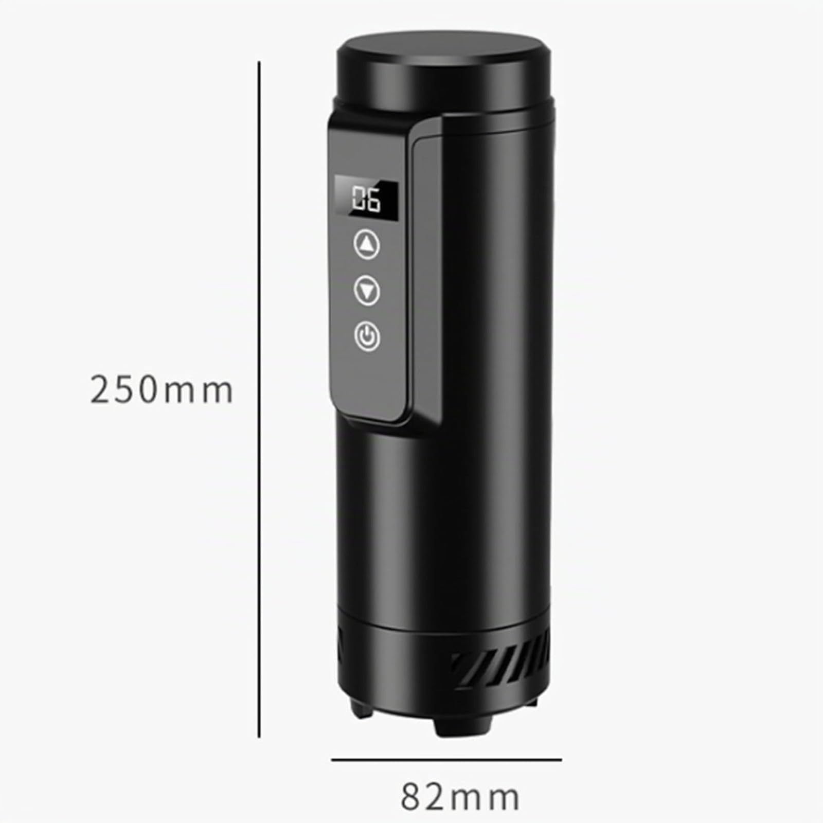 Caso de Viaje de Enfriador de Botella de Insulina, Caja de Viaje de Enfriador Diabético Portátil con Cargador USB, Temperatura de La Caja 0-18 ℃, Control de Temperatura Digital, Black