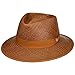Lierys Leovito Panama Hat Women/Men Brown 7-7 1/8