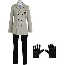 Poetic Walk Anime Costume Mens Cosplay Suit Tie School Uniform Coat Shirt Pants Outfit Halloween