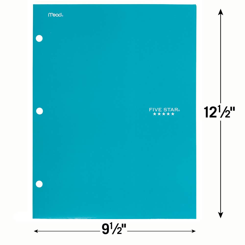 Amazon.com : Five Star 4 Pocket Folder, 2 Pocket Folder Plus 2