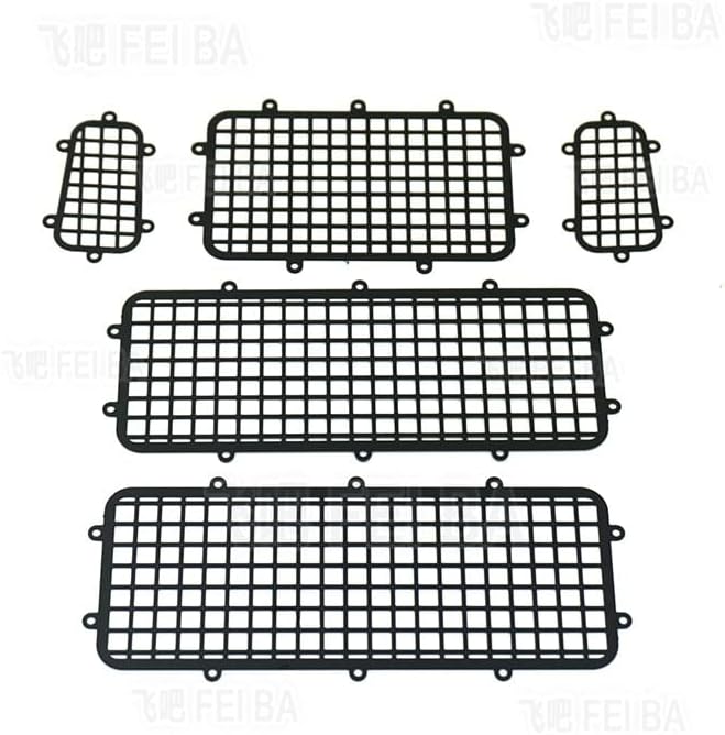 1/10 Crawler Metal Upgrade Window Mesh Protective Net for TRAXS1/10 RTX-4