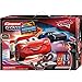 Carrera Toys GO!!! Disney Pixar Cars Neon Nights Set Pista da Scontro e Due Macchinine con Saetta Mcqueen e Jackson Storm, Gioco Adatto per Bambini dai 6 Anni, Multicolore, 20062477