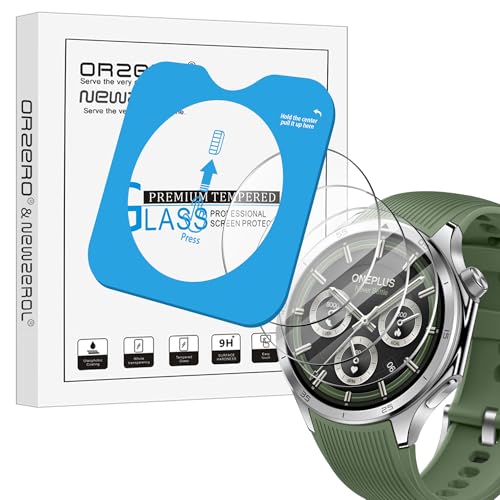 Orzero Tempered Glass Watch Screen Protector Compatible for