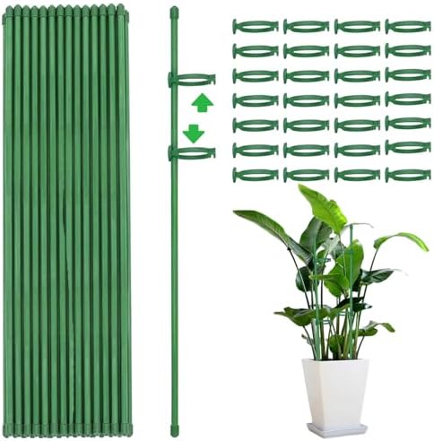 10 Tuteurs Pour Plantes En Acrylique Transparent - 40 Cm, Pour Orchidées, Tomates, Jardin Intérieur/extérieur