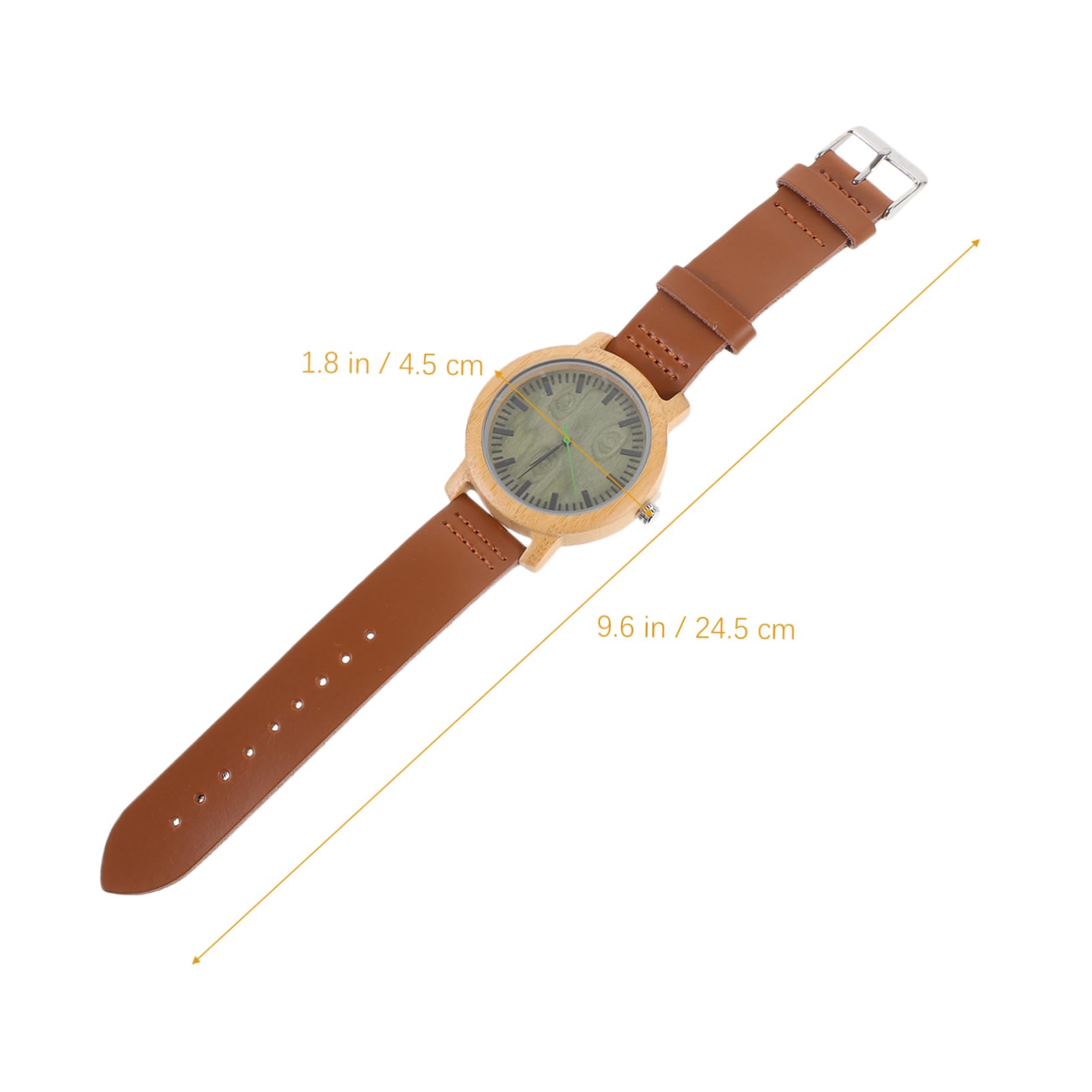 Baluue 1 Legno per con Cinturino Vintage e Leggero Confezione Inclusa per Ogni Occasione e Look