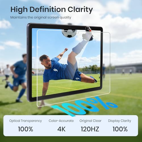 Image of CoBak 2-Pack Tempered Glass Screen Protector for Samsung Galaxy Tab A11 Plus (A11+) 2025 / Tab A9 Plus (A9+) 2023 11-inch, Installation Frame, 9H Hardness, Anti-Scratch