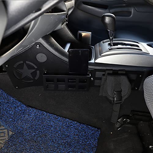 Interior Storage Molle Panel Center Console Organizer, Alloy Car Interior Center Console Modular Storage Panel Compatible With Toyota Tacoma 2011-2015 Accessories (With Storage Box) #TOP4