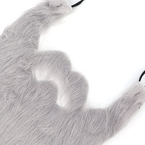 Barba Falsa, Fantasia De Barba Falsa Facial Para Festa De Halloween, Barba Falsa Masculina Para Arti