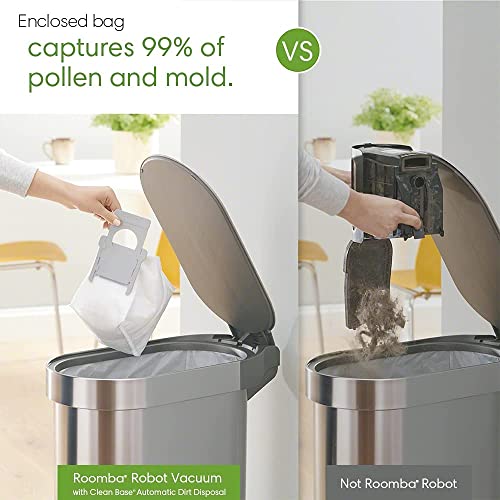 iRobot® Roomba® j7+ WLAN-fähiger Saugroboter mit automatischer Absaugstation, Kartierung und zwei Gummibürsten für alle Böden –Objekterkennung und -vermeidung – Lernt und kartiert - 6