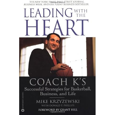 Leading with the Heart: Coach K's Successful Strategies Cover