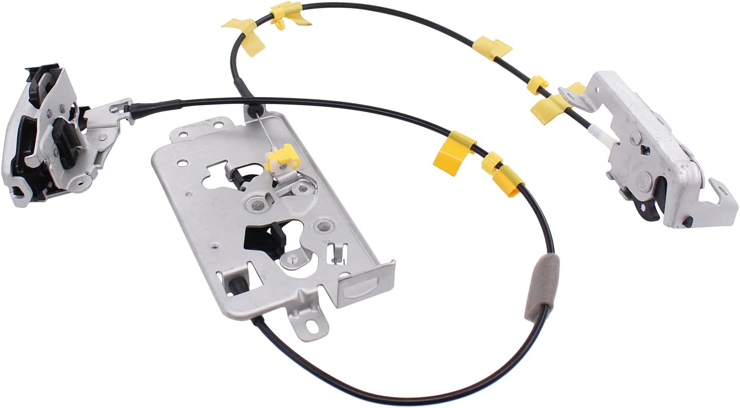 NewYall Pair Rear Door Lock Latch Actuator and Cable Assembly for Ford F-150 Extended Cab 2004-2008 Upper Lower Back Left & Right Side 8L3Z-18264A00-B 6L3Z-18264A00-B 6L3Z-18264A01-B 8L3Z-18264A01-B