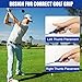 Ronnzsoer Golf Grip Trainer, Right Handed Golf Swing Trainer, Ensures Proper Posture & Tempo, Golf Training Aid for All Levels