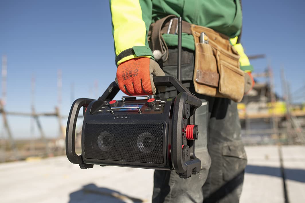 PerfectPro Rockpro Radio da cantiere DAB+ FM Bluetooth IP65 RP2