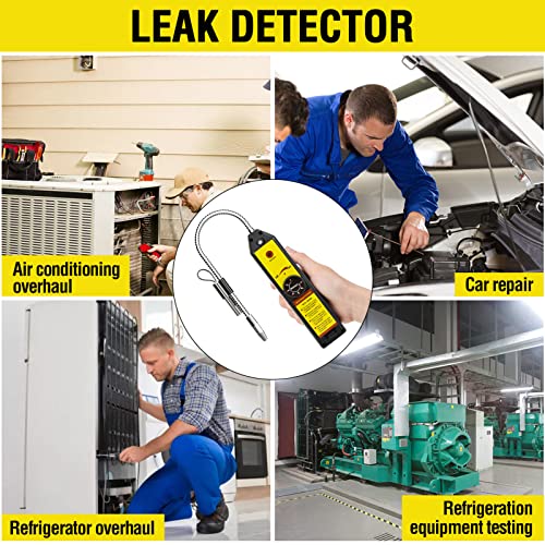Simbow Freon Leak Detector With Led Light, [2021 Upgrade] Refrigerant Halogen Leak Detector Portable R134A R410A R22A R600A R290 Cfcs Hcfcs Hfcs Tester Air Conditioner Detection Tool Hvac #TOP5