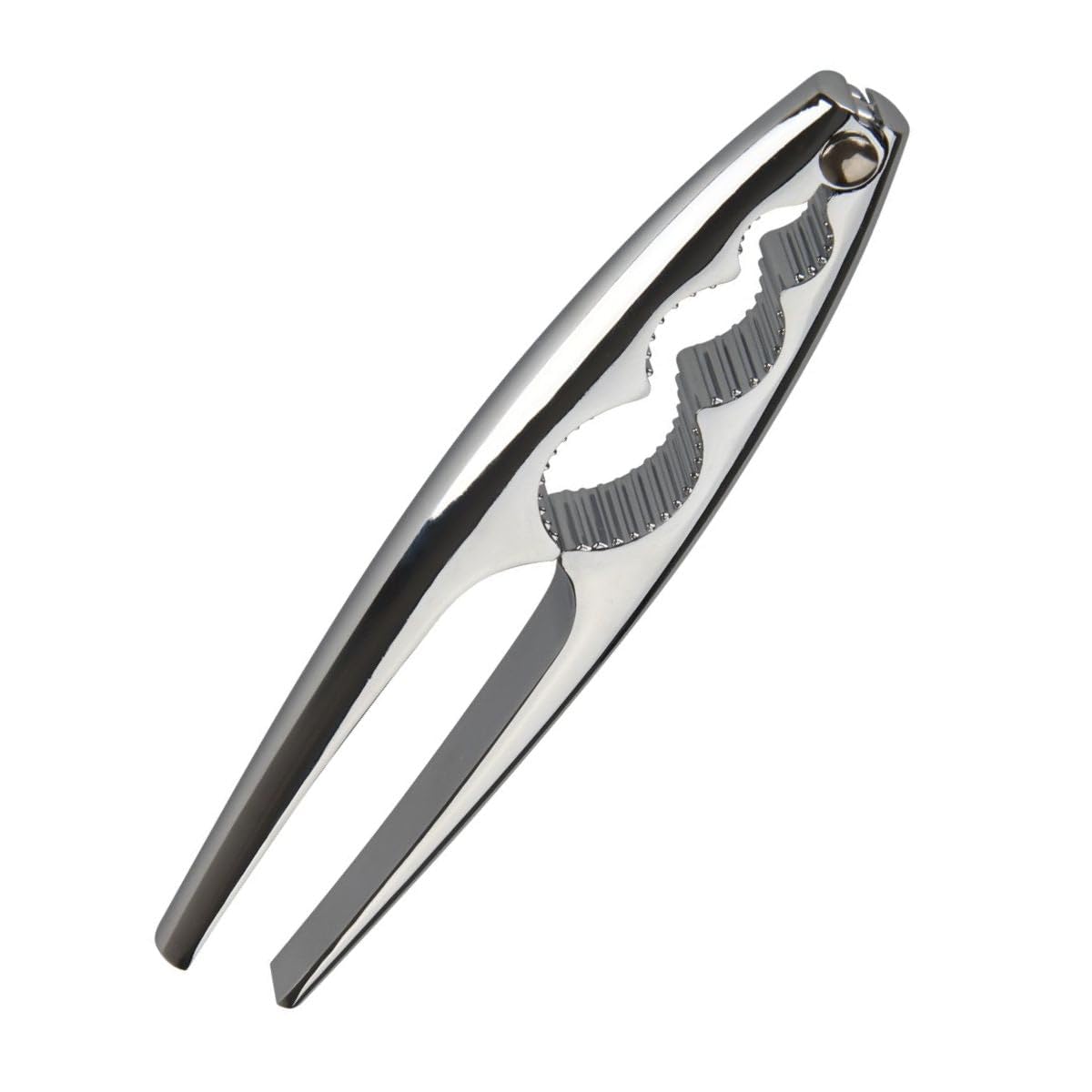 Fackelmann Nussknacker, hochwertiger Nuss-Knacker, robuster Zinkdruckguss mit sehr guter Kraftübertragung (Farbe: Silber), Menge: 1 Stück, ca. 17cm