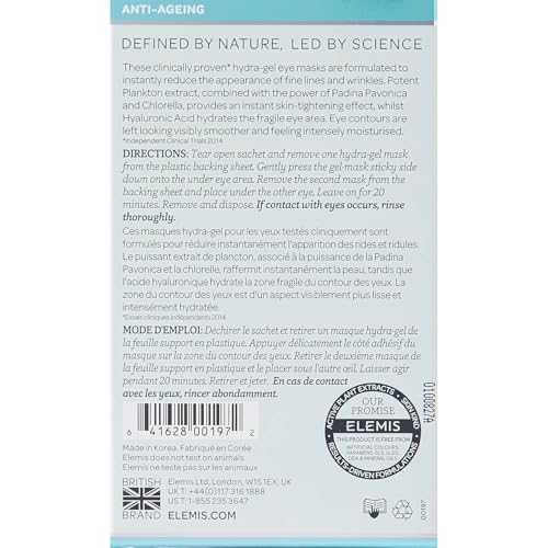 Elemis 00197 Pro Collagen Eye Skincare, Nutrient-Rich Fine Lines And Wrinkles Eye Treatment, Anti-Wrinkle Patches & Eye Cream thumb #4