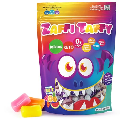 Zaffi Taffy Clean Teeth Chewy Candy, Natural Fruit Flavors 5 oz (Pack of 2) - image 1