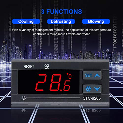 Cuculo Controlador digital de temperatura 220V integrado controlador de resfriamento/degelo/sopro el