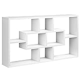 HOMCOM Estante de Pared Decorativo, Estantería...