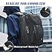 MATEIN Waterproof Laptop Backpack 17 Inch, Anti Theft Business Backpack with Lock & USB Charging Port, Large TSA Tech Backpacks College Computer Back Pack Gifts for Men Women Work Office Travel, Black