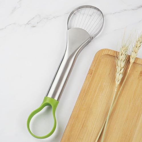 Foto von Jzhen Avocadoschneider 2-in-1 Avocadoschäler Edelstahl Avocadomesser Avocadoslicer