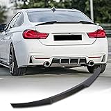 MCARCAR KIT Carbon Fiber Trunk Spoiler Fits for BMW 4 Series F32 Coupe 2-Door 2014-2019 Factory Outl