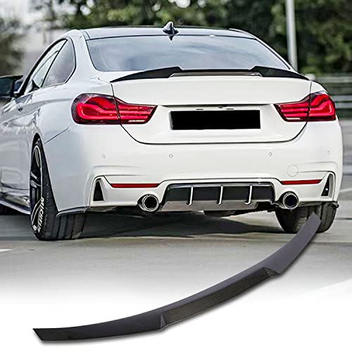 Mcarcar Kit Carbon Fiber Trunk Spoiler Fits For Bmw 4 Series F32 Coupe 2-Door 2014-2019 Factory Outlet Cf 420I 428I 430I 435I 440I Rear Boot Lid Highkick Wing Lip #TOP27