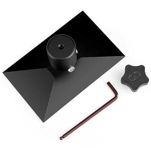 ELEGOO Build Plate for Mars 4 MAX LCD 3D Printer, Replacement Build Platform with Laser-Carved Surface and Non-Slip Hexagon Socket Screws, Compatible with Mars 4 MAX, 204 * 129mm - Mars 4 Max Build Plate