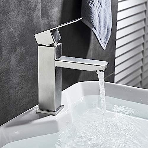 Mitigeur de lavabo cascade en laiton à commande unique pour robinet de bain