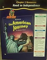 Glencoe Fast File - The American Journey to World War I, Chapter Two 2 Resources: Road to Independence 0078704014 Book Cover