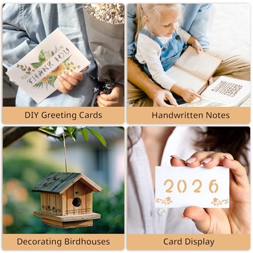 40 Blätter Buchstaben Schablone,Alphabet Schablonen in 30 Verschiedenen Schriftarten,Journal Schablonen mit Zahlen Symbole Muster (Stil 1)