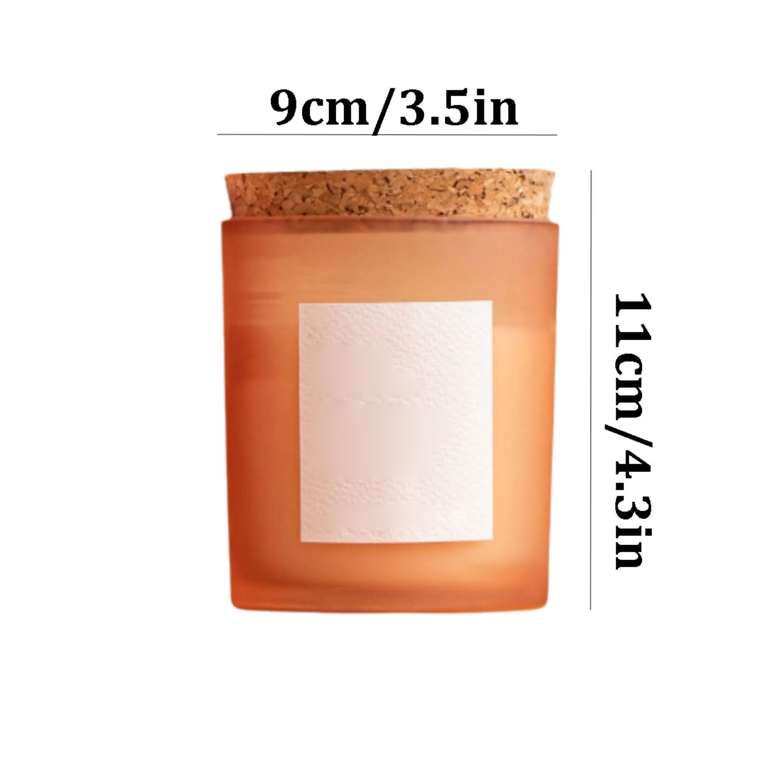 Exquisit Świece szklane z pokrywką z wosku sojowego i olejków eterycznych. Świeca zapachowa wielokrotnego użytku do domu, na urlop, do relaksu i spa miękka (White Currant)